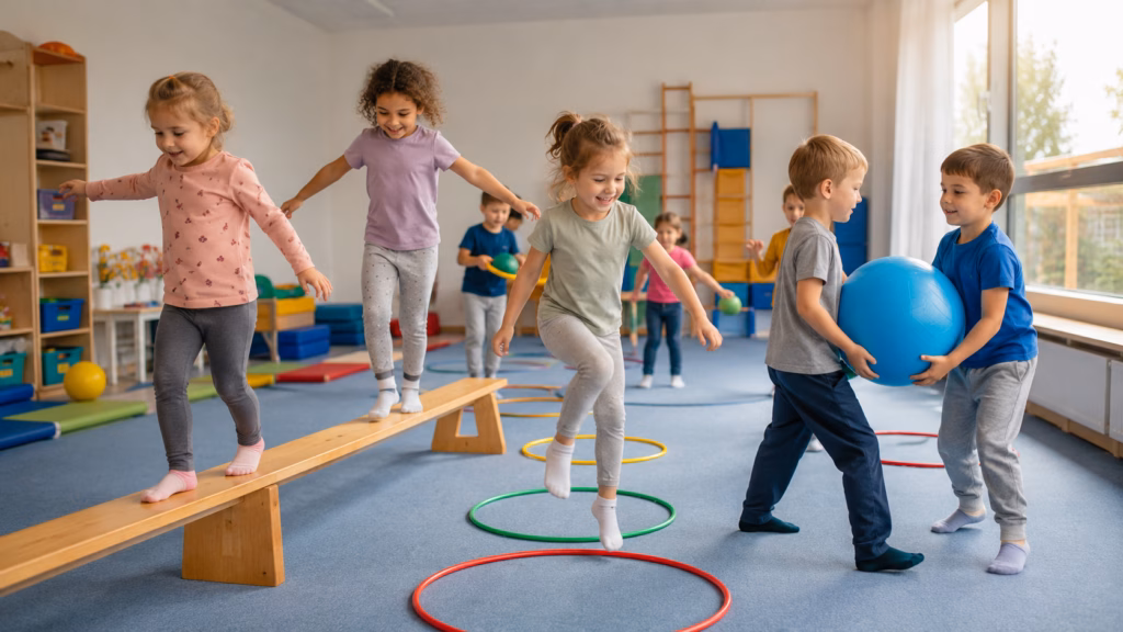 Bewegungsspiele für Vorschulkinder 1 Bewegungsspiele für Vorschulkinder