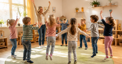 Bewegungsspiele für den Morgenkreis