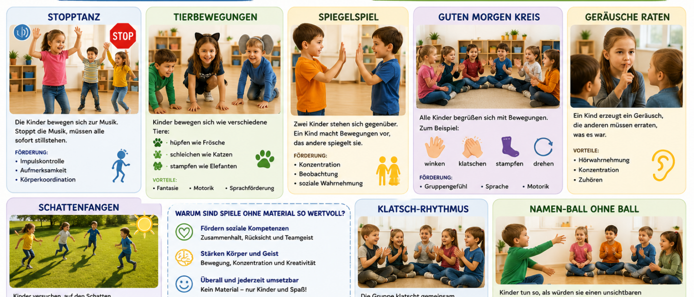 Gruppenspiele ohne Material