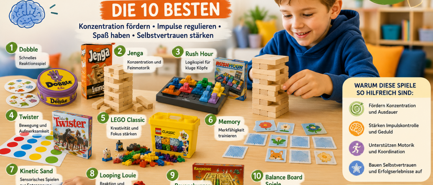 Spiele bei Amazon für Kinder mit ADHS
