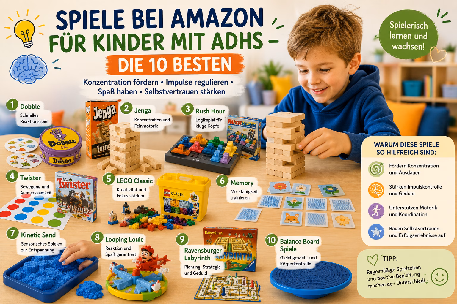 Spiele bei Amazon fĂŒr Kinder mit ADHS 4 Spiele bei Amazon fĂŒr Kinder mit ADHS