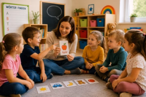 Sprachspiele für Kinder zum Lernen