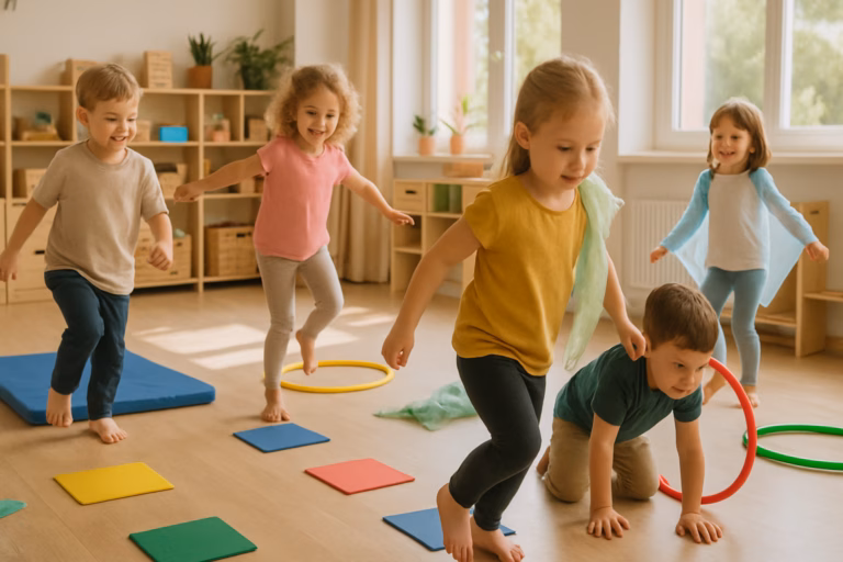 Bewegungsspiele für kleine Gruppen Beitragsbild