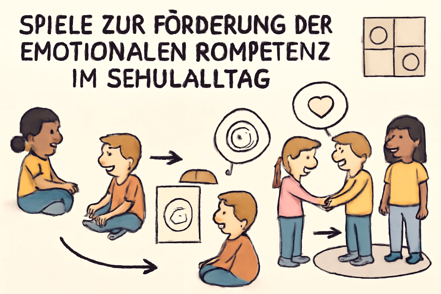 Gefühlswelten von Grundschulkindern: Spiele zur emotionalen Kompetenz im Schulalltag 3 Spiele zur Förderung der emotionalen Kompetenz im Schulalltag – emotionale kompetenz grundschule spiele