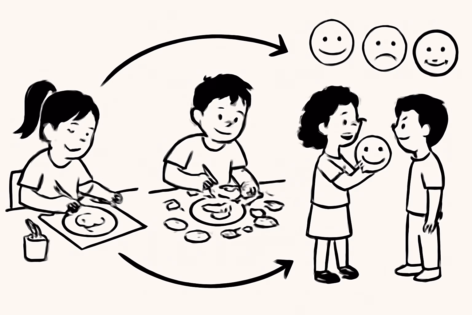 Emotionen sichtbar machen: Kreative Bastelspiele für die emotionale Ausdruckskraft 4 Praxisbeispiele: So reagieren Kinder auf Bastelspiele zu Emotionen – emotionen bastelspiele kinder
