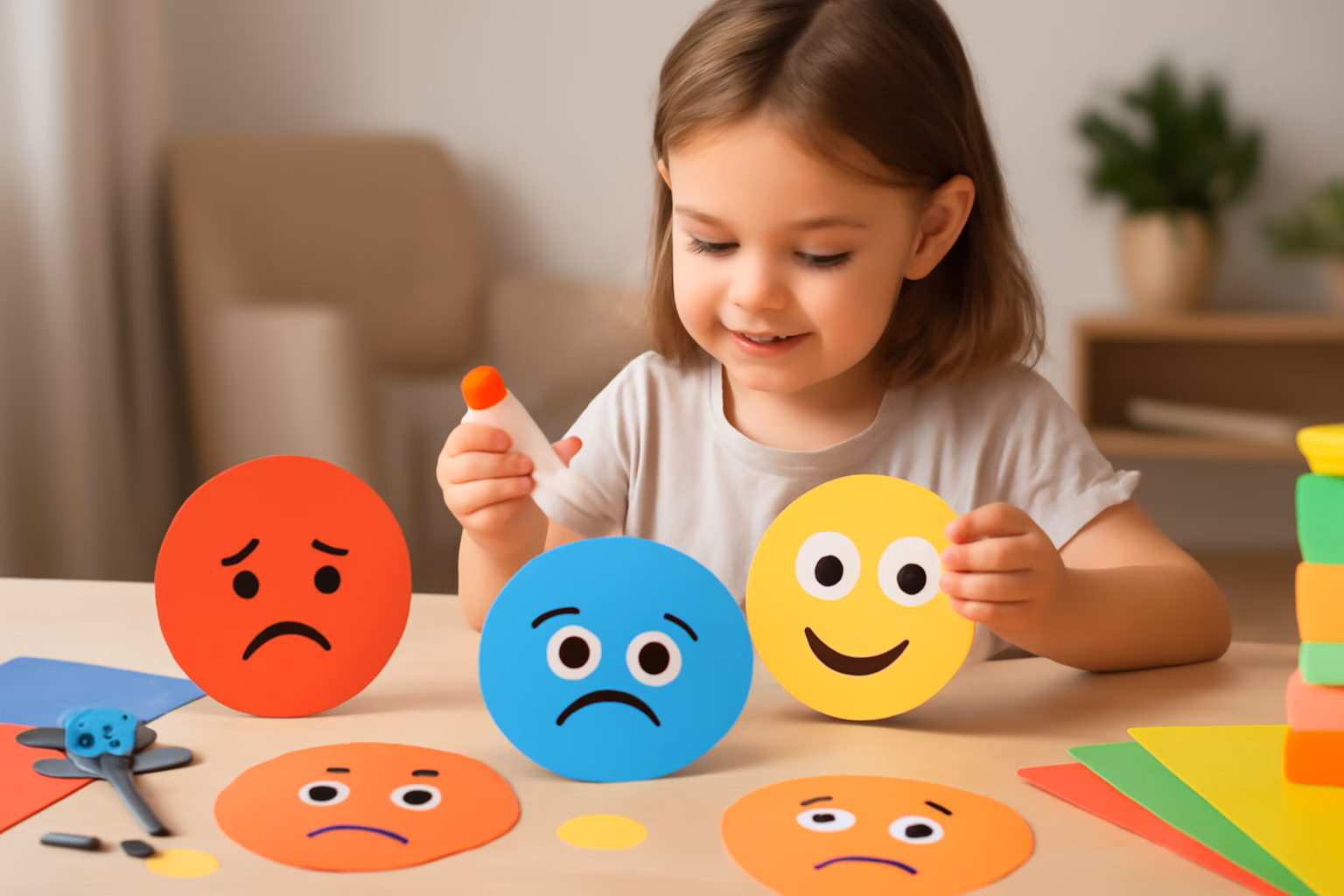 Emotionen sichtbar machen: Kreative Bastelspiele für die emotionale Ausdruckskraft 11 emotionen bastelspiele kinder – passendes Artikelbild