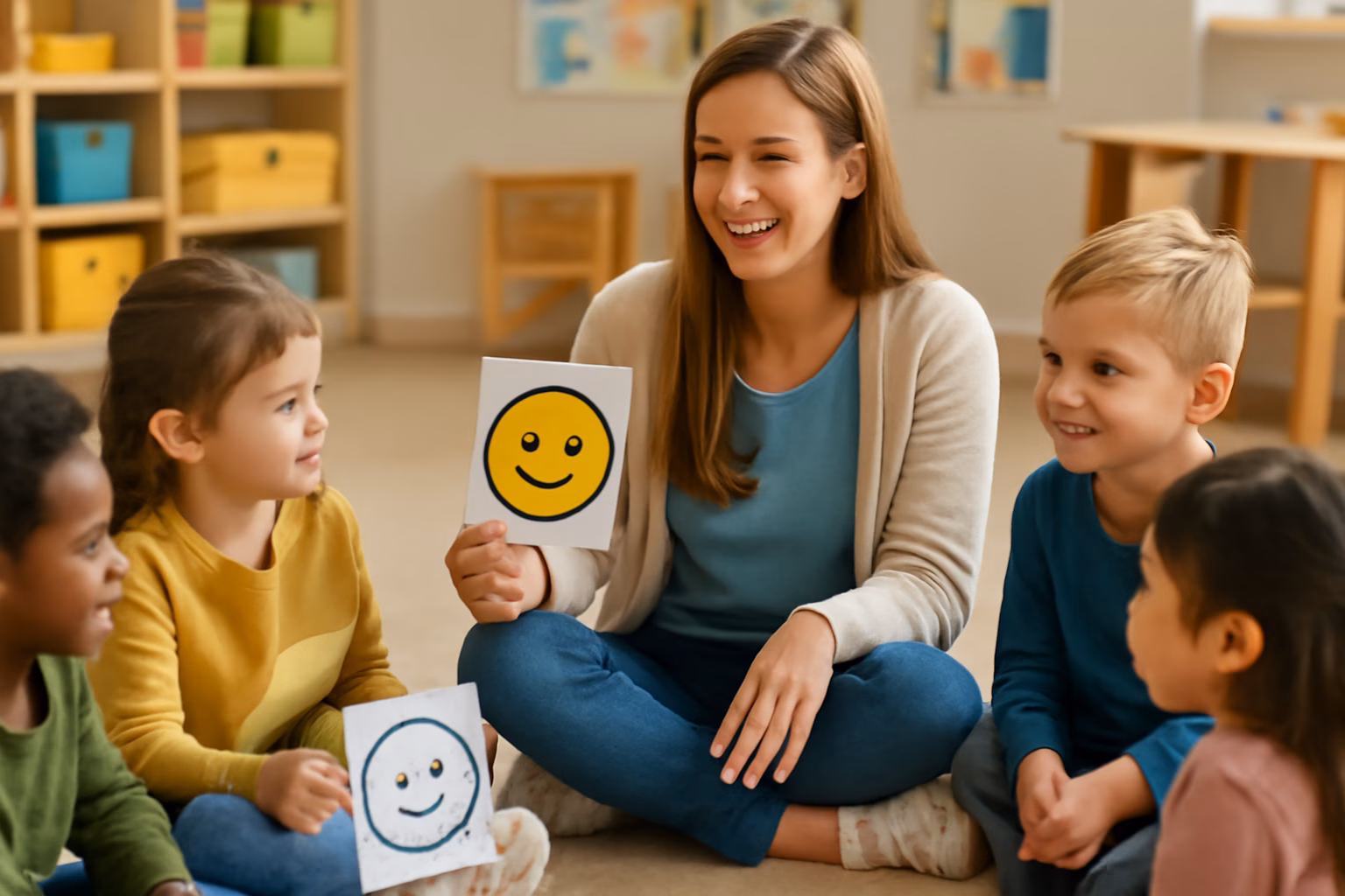 Gefühle im Morgenkreis: Spiele zum emotionalen Start in den Tag 9 emotionen spiele morgenkreis – passendes Artikelbild