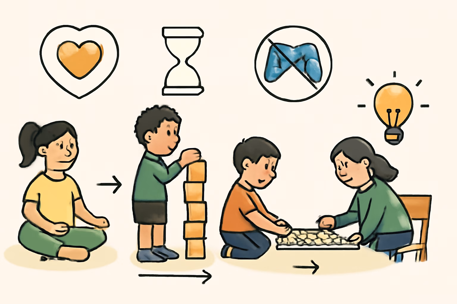 Geduld und Konzentration: Wie Spiele helfen, die Ausdauer von Kindern spielerisch zu stärken 4 Tipps für den Alltag zur nachhaltigen Förderung von Geduld und Konzentration – Geduld und Konzentration fördern
