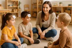 Kennenlernspiele Vorschule Beitragsbild
