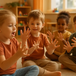 Einfache Spiele gegen Langeweile: Kreative Ideen für Kindergarten & Zuhause 7 Spiel 1 Illustration