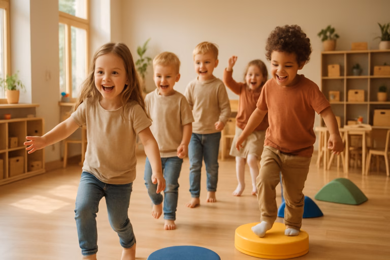 Sprachförderung im Kindergarten durch Spiele Beitragsbild
