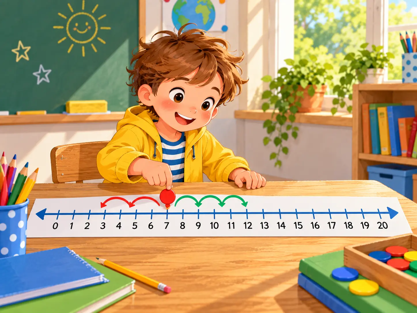 Rechnen am Zahlenstrahl – Mathematik Klasse 3