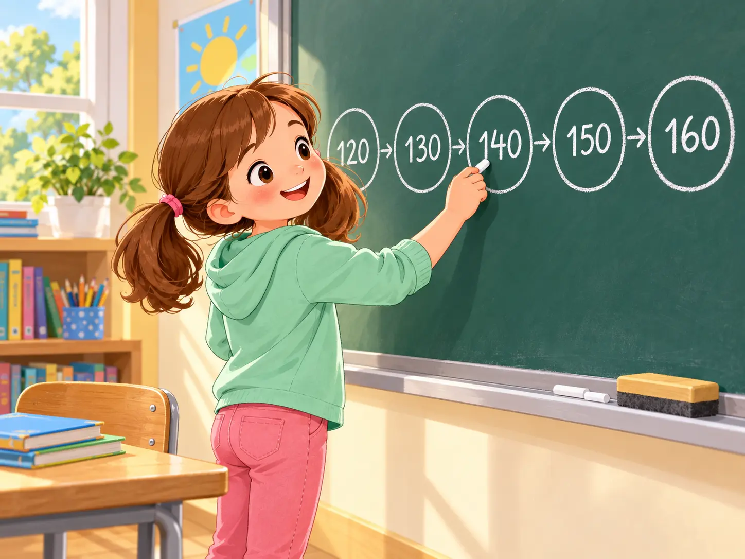 Rechenkette ergänzen – Mathematik Klasse 3