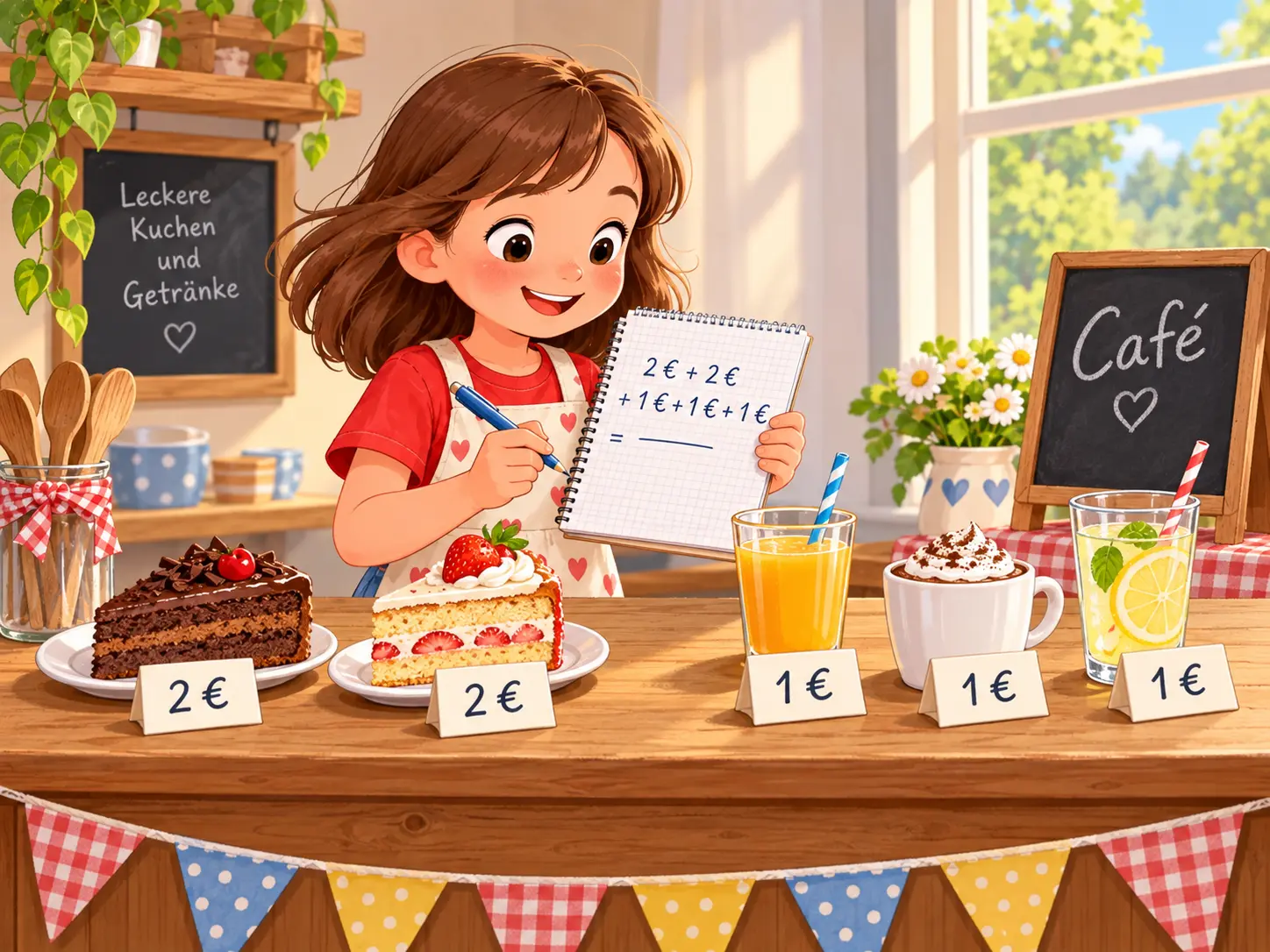 Preise im Café – Mathematik Klasse 3