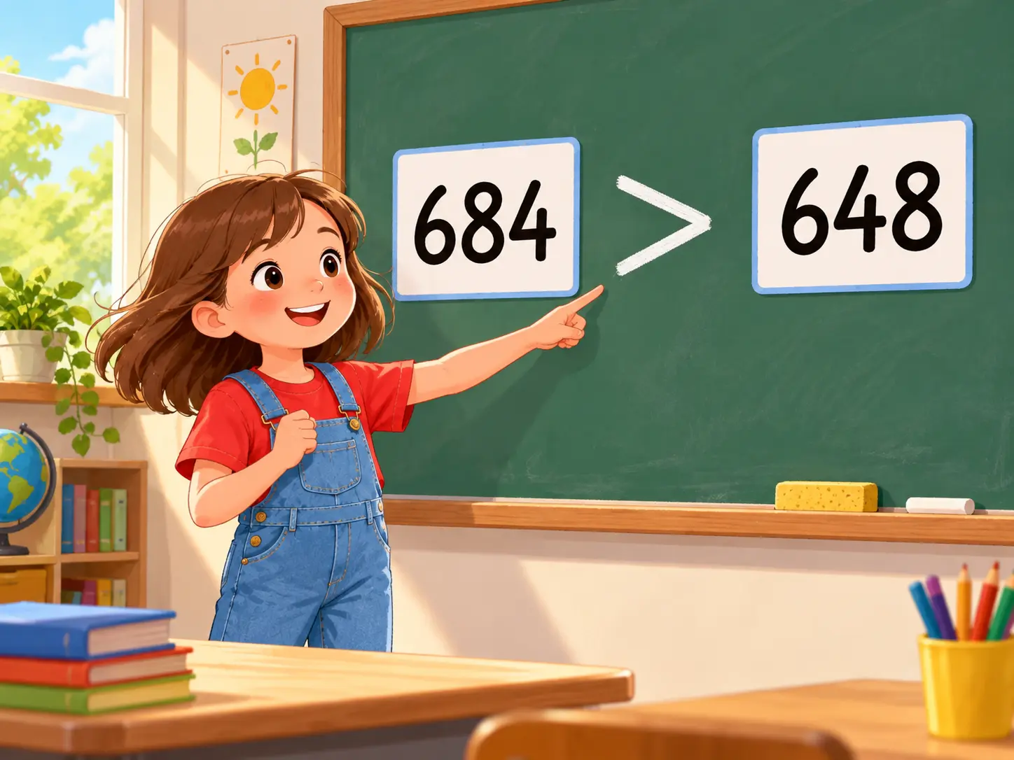 Große Zahlen vergleichen – Mathematik Klasse 3