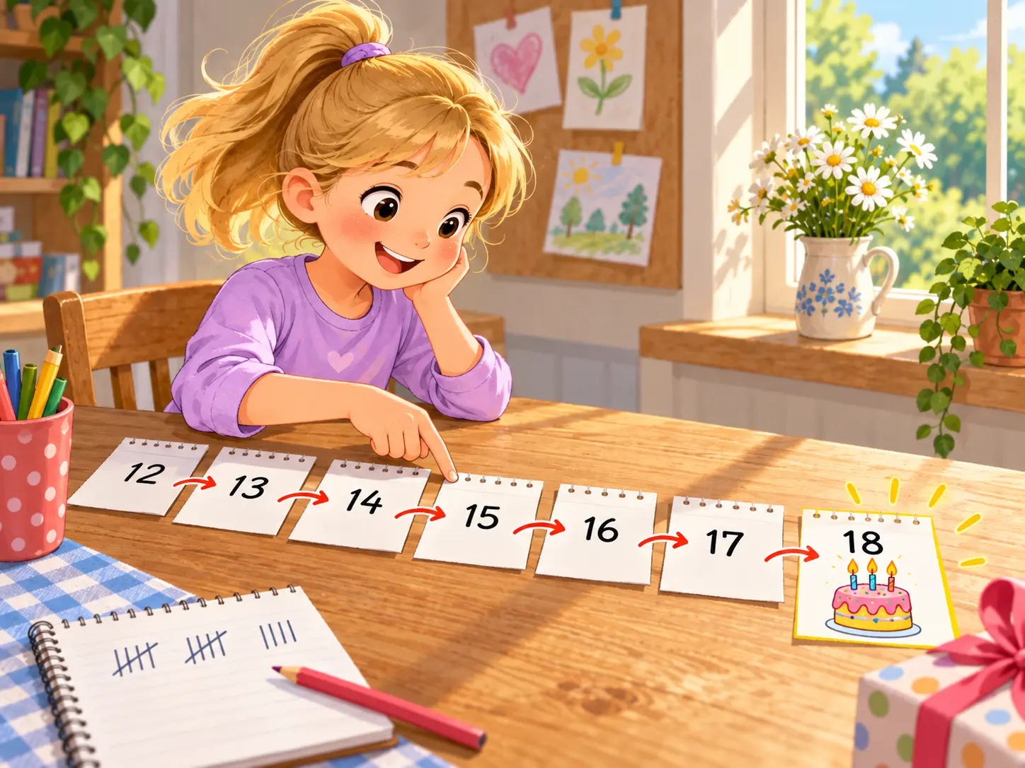 Tage im Kalender zählen – Mathematik Klasse 3