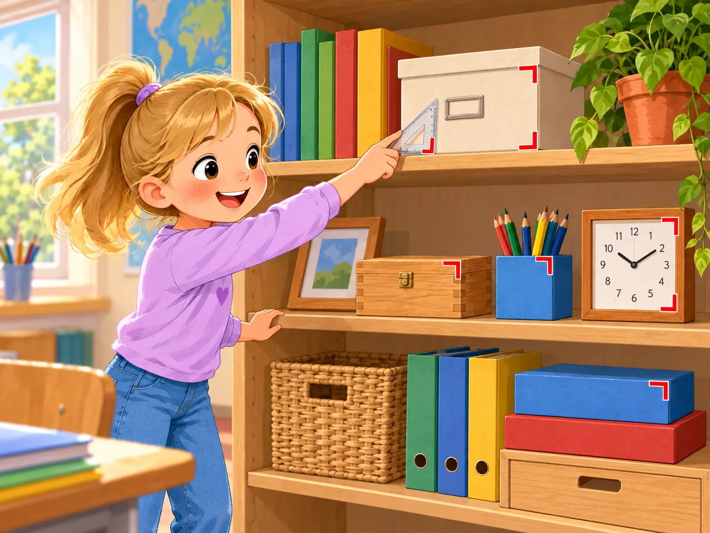 Rechte Winkel finden – Mathematik Klasse 3