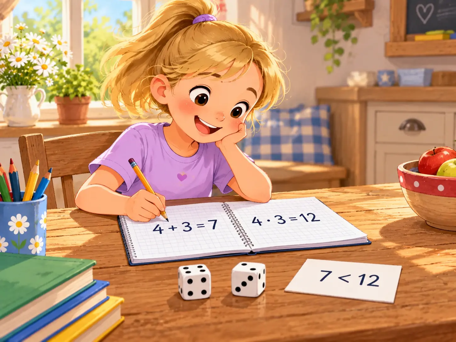 Nele würfelt und rechnet – Mathematik Klasse 3