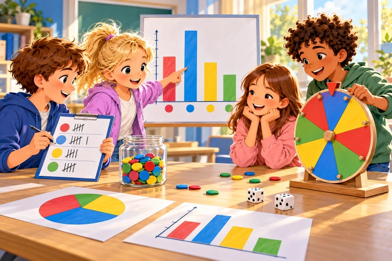 Daten, Diagramme und Wahrscheinlichkeit – Übungen Klasse 4